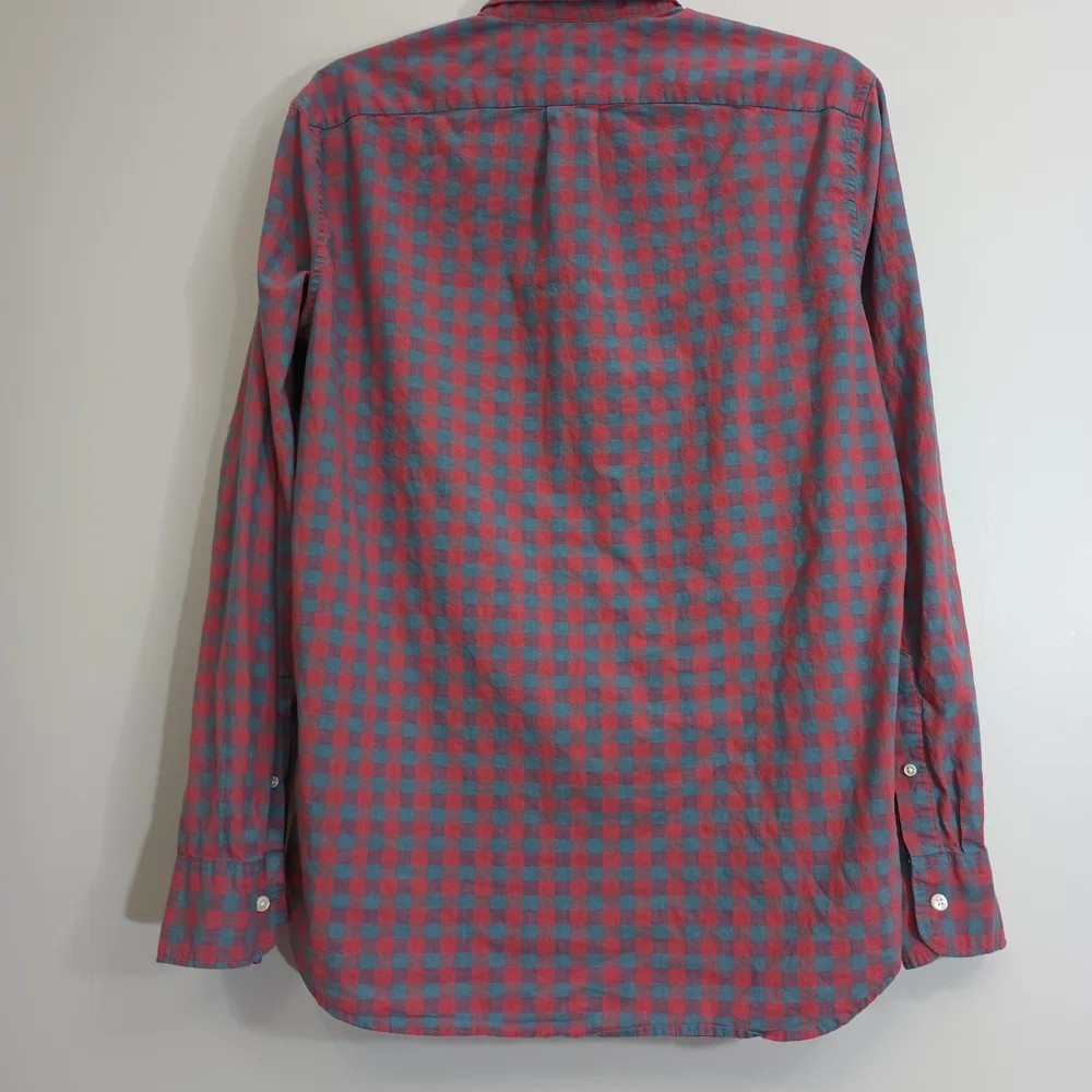 Men's J. Crew Plaid Casual Long‎ Sleeve Shirt M